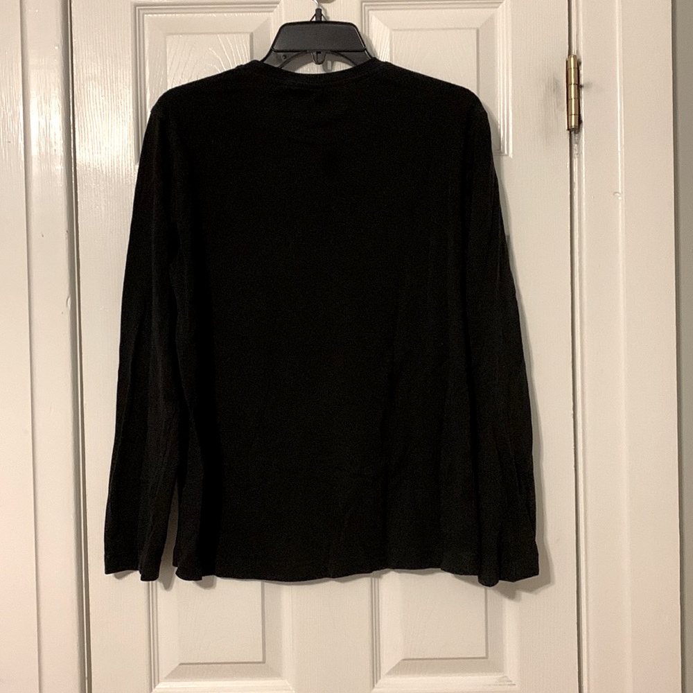 Black long sleeve shirt - Picture 2 of 3